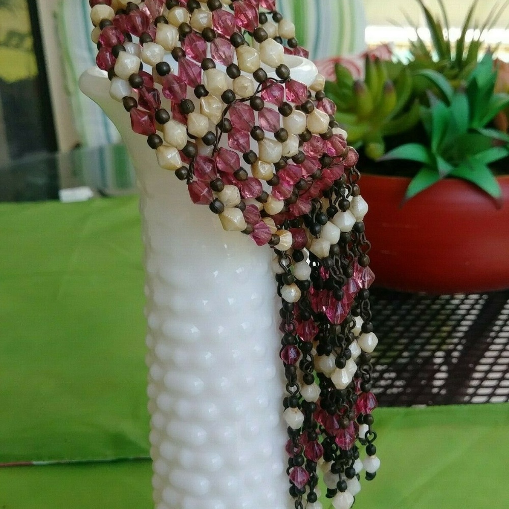 Bohemian Multi-Layer Statement Beaded Bracelet - image 3